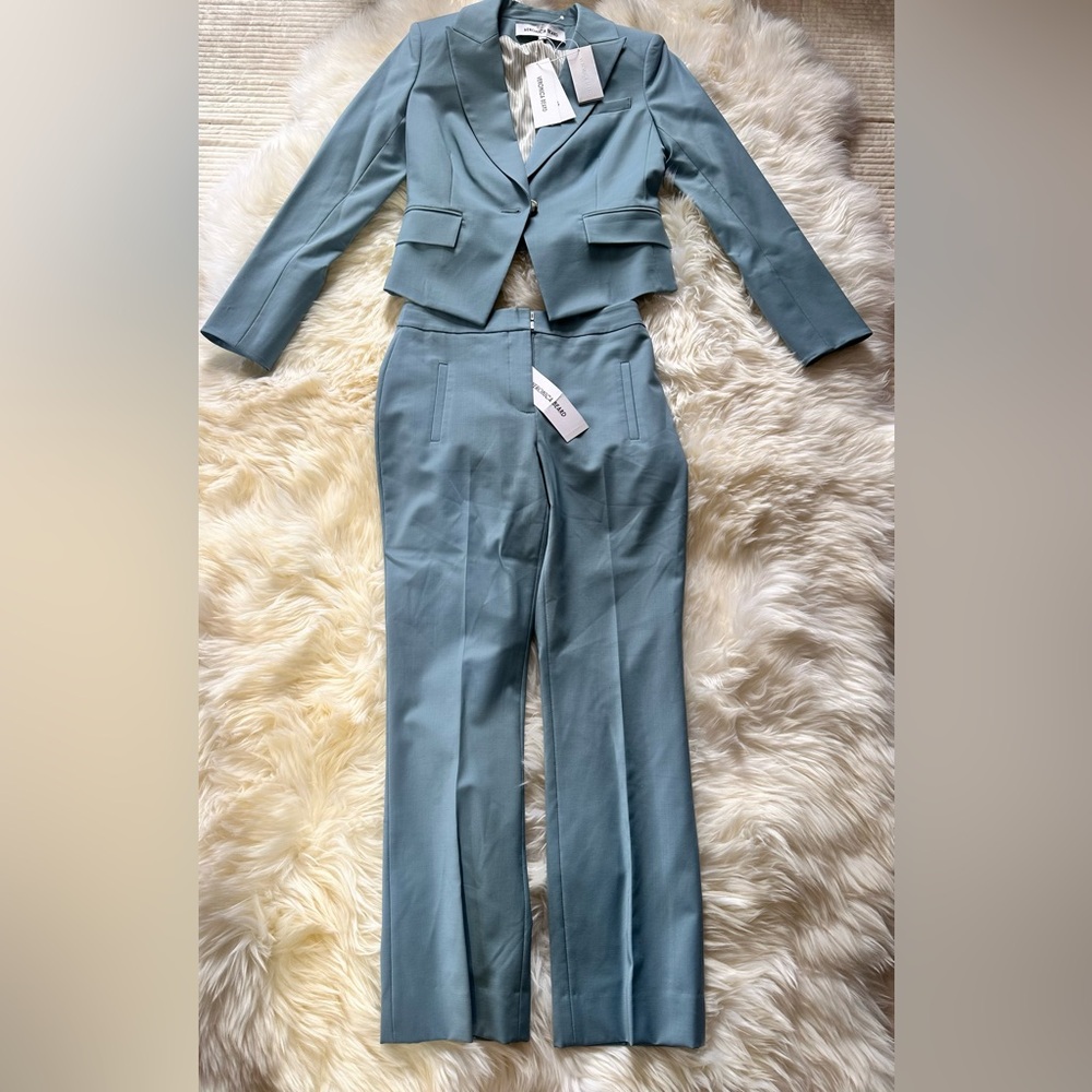 Veronica Beard Light Blue Pantsuit